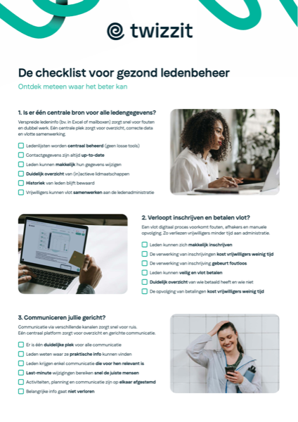 Preview checklist toekomstbestendig ledenbeheer